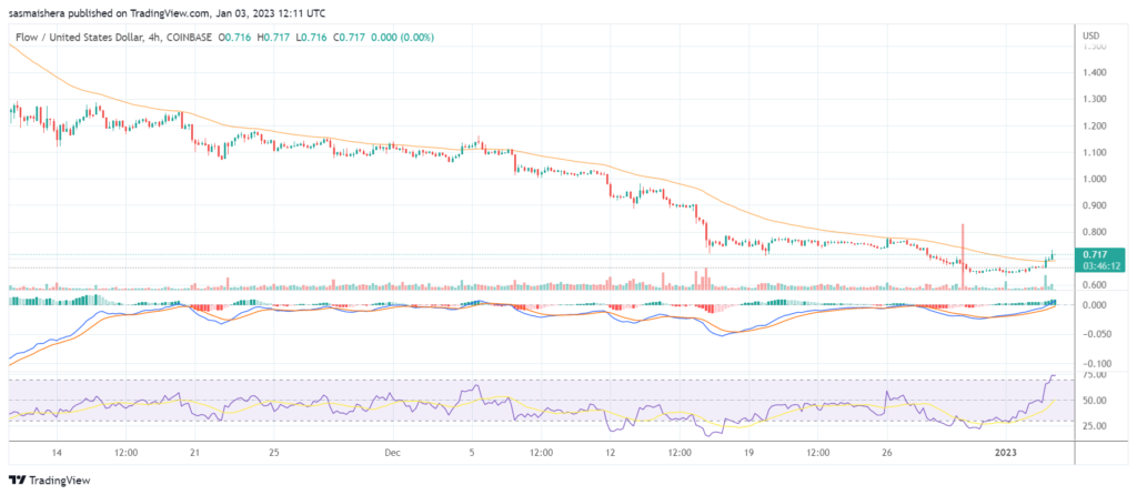 FLOW leads the charge as broader crypto market experiences mixed performances