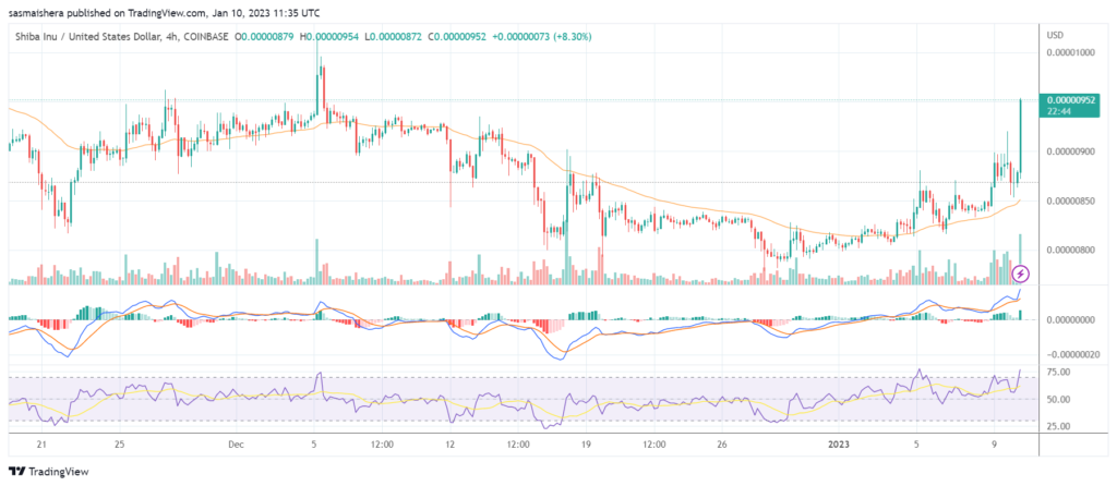 SHIB is up by 3% as whale suggests token burn when Shibarium launches