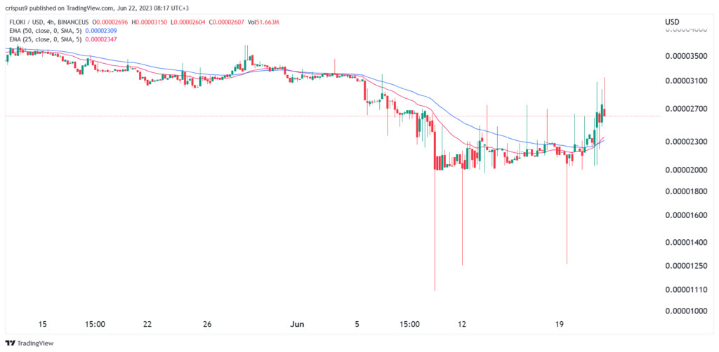 Floki Inu price prediction as Chancer token sale gains steam