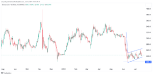 Binance Coin (BNB) price forms a bearish flag as the plot thickens